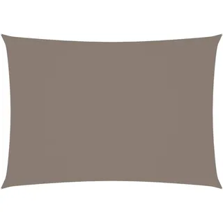 vidaXL Sonnensegel Oxford-Gewebe Rechteckig 3,5x5 m Taupe