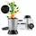 grau/schwarz 18-tlg. 400 W