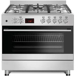 GASLINE GAG90GOXEL – 90cm mit 5 Hochleistungsbrennern, Elektro-Backofen Erdgas 20mBar LPG 50mBar
