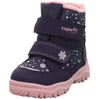 superfit Baby Mädchen HUSKY1 warm gefütterte Gore-Tex Stiefel, BLAU/ROSA 8020