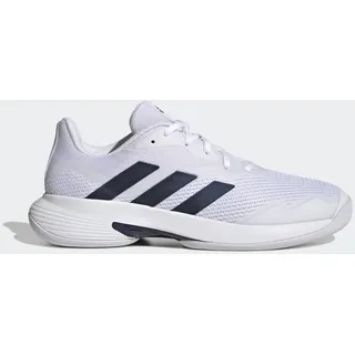 adidas Herren CourtJam Control Tennis Shoes, Cloud White/Team Navy/Cloud White, 43 1/3