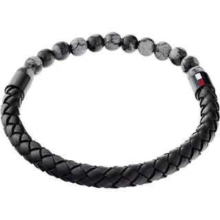 Tommy Hilfiger Jewelry Lederarmband für Herren aus Leder Schwarz - 2790473