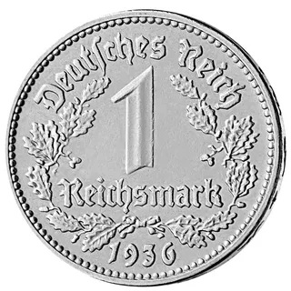 Drittes Reich 1 Reichsmark 1936