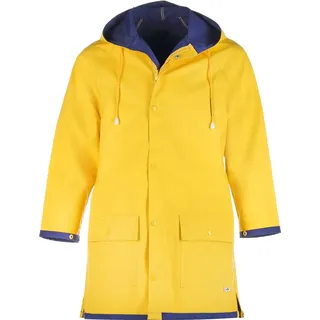 Modas Unisex Regenjacke Original Friesennerz Wendejacke – Regenmantel Regenparka Damen Herren Ostfriesennerz in Gelb Größe XXL - XXL