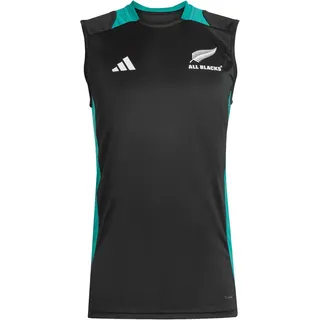 adidas Neuseeland All Blacks Tanktop Herren JM9637 - all black/pure teal XL