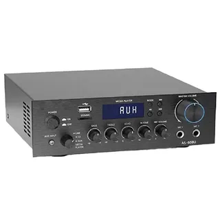 SUNBUCK AS-60BU Mini HIFI-RECEIVER CLASS D digital 2 x 100 W RMS FB Digitalverst