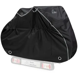 Team Obsidian Fahrradschutzhülle Fahrradabdeckung für 2 Fahrräder - wasserdicht & strapazierfähig (1-St) schwarz 25.00 cm x 32.00 cm x 32.00 cm