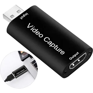 Audio Video Capture Card HDMI-kompatibel für USB 1080p USB2.0 High Clarity Live Streaming Recorder Box