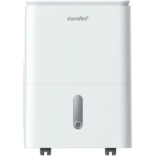 Midea COMFEE' Luftentfeuchter Easy Dry 20L/Tag, 4 Modi, Luftbefeuchter angeschlossen, 3 l Tank, Wäschetrockner, Swing-Funktion, für Räume von 40m2/100 m3, Weiß