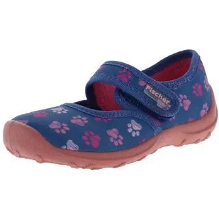 Fischer Markenschuh Fischer Boogy Hausschuh, Blaurosa, 29 EU - 29 EU