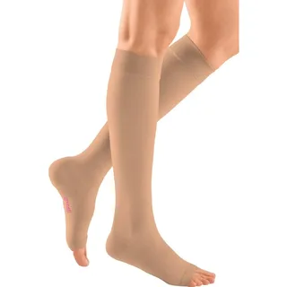 medi mediven plus Ccl2 AD Kompressionsstrümpfe kurz (34-38 cm) o. Fußspitze Trikotabschlussrand 1 St
