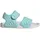 Aqua Adilette Kids Flash Aqua Semi Flash Aqua Cloud White 37