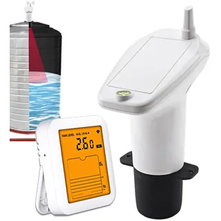 Ultraschall Füllstandsmesser,Wassertank Füllstandssensor,Multifunktionale Digitale Wassertank Füllstandsanzeige Haushalt,Für Unterstützt Tank Flüssigkeitsstand
