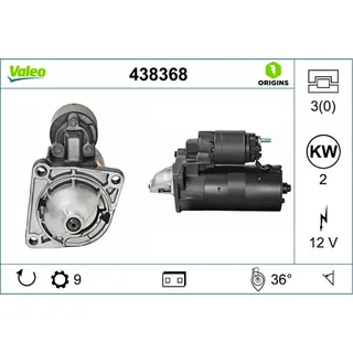 Valeo Starter VALEO ORIGINS NEW VALEO 438368