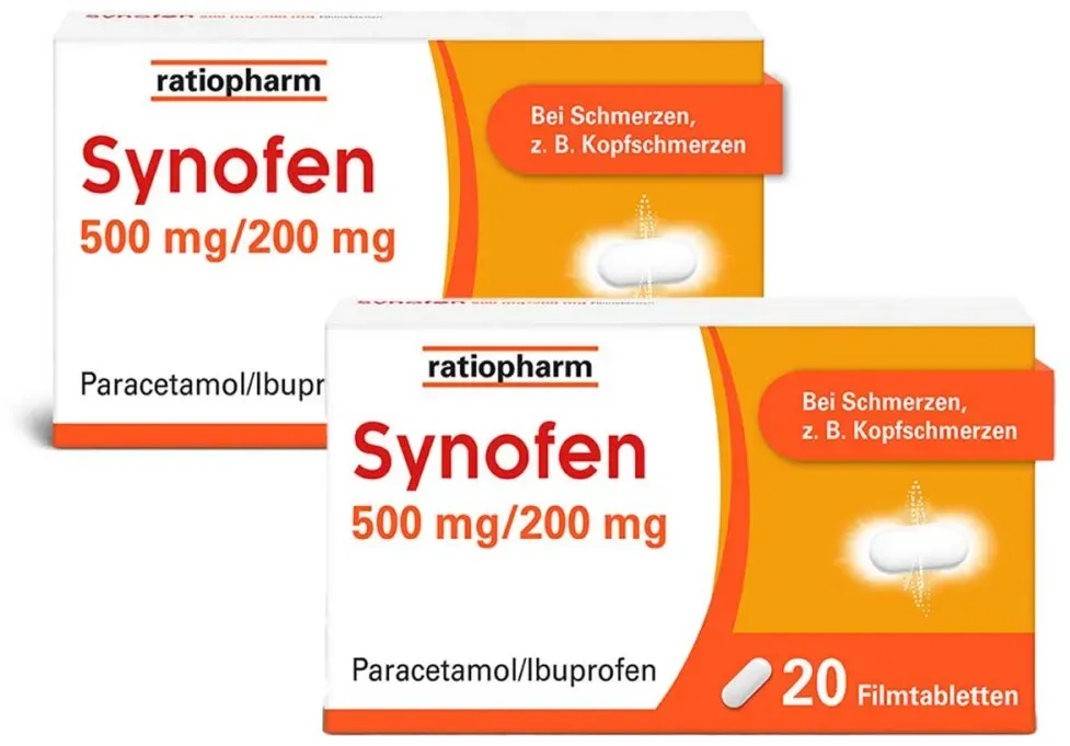 Synofen – mit Ibuprofen und Paracetamol
