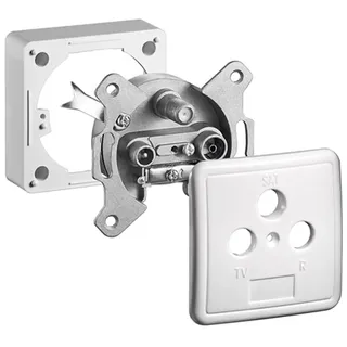 goobay 7001213 3-Loch Antennen-Dose