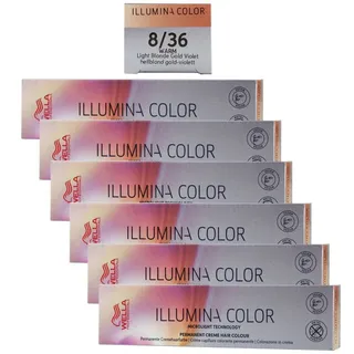Wella Illumina Color 8/36 hellblond gold-violett 60ml