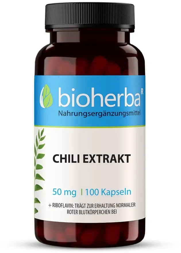 Chili Extrakt 50 mg 100 Kapseln