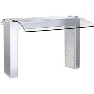 Bildschirm mit stütze und glas einbau 2 gn ohne licht - 755x550x420 mm - 1122JN5C Eurast