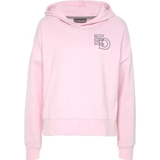 ELBSAND Kapuzensweatshirt mit Logodruck Rosa XXL