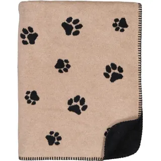 CAWÖ Wohndecken WE Love Dogs 62470 schwarz/beige - 93