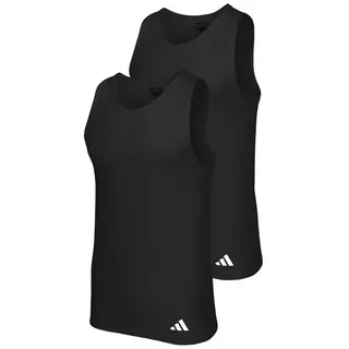 adidas Tanktop Active Flex Cotton Ergonomic Tank Top Schwarz Baumwolle Large Herren Unterwäsche