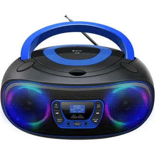 Denver TDB-212BU DAB+ Boombox mit CD-Spieler TDB-212 blau