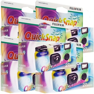 Fujifilm Quicksnap Flash Einwegkamera (5er Pack) - 27 Fotos mit Blitz