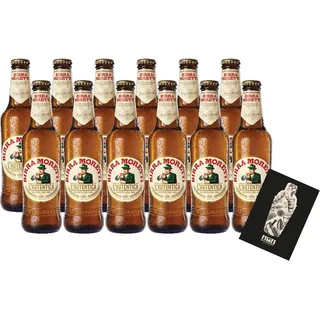 Birra Moretti 12er Set Bier Lautentica 12x 0,33L (4,6% Vol) italienisches Bier - [Enthält Sulfite]