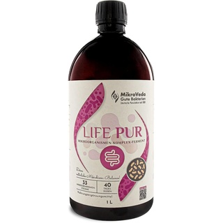 Mikroveda Enzymfermentgetränk LIFE PUR 1 Liter | VEGAN powered by Dalimar