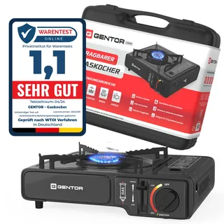 GENTOR Gaskocher inkl. Tragekoffer GTGK227