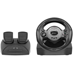 Tracer Rayder 4 in 1 Steuerrad (PC, PS3, PS4, Xbox One S), Gaming Controller, Schwarz
