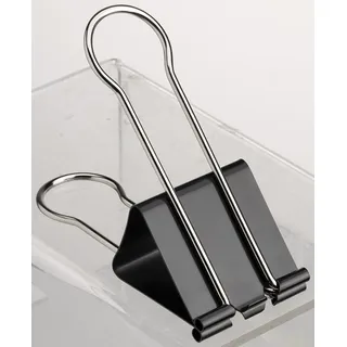 GOWI Foldbackklammer 6,0 cm Schwarz 1 St.