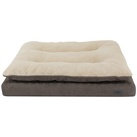 Orthopädische Hundeliegematte Vara eckig braun/beige
