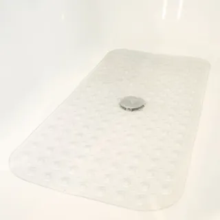 everysentials Haushalt International Duschmatte Transparent Anti-Rutschmatte Wanneneinlage Duscheinlage 79x38cm