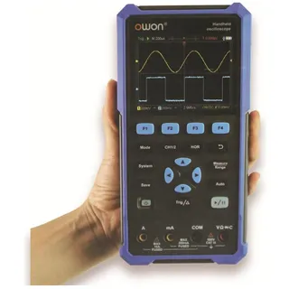OWON LCD-Oszilloskop mit Multimeter, HDS242, 2-Kanal, 40 MHz