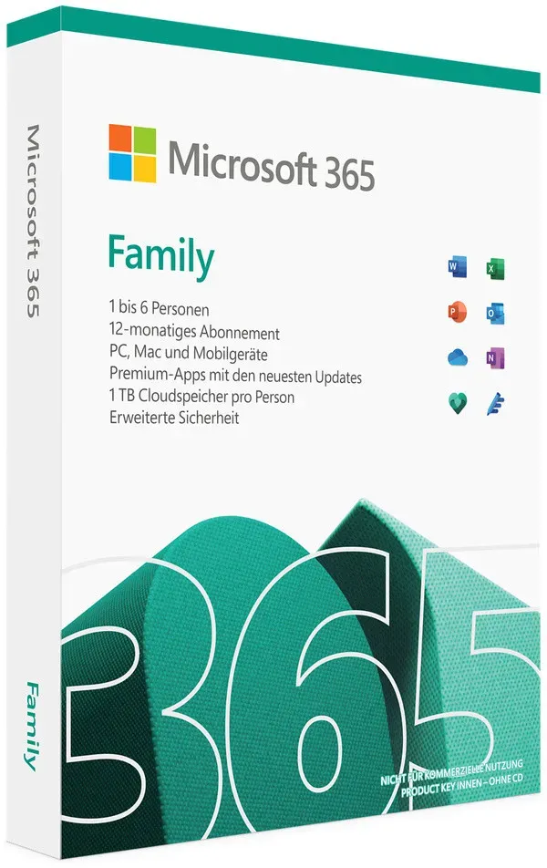 Microsoft Office 365 Family | PC/MAC/Mobilgeräte | FR