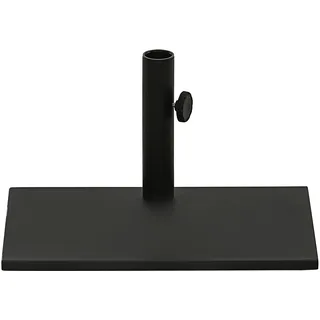 Dehner Schirmständer Metall 49 x 30 x 24,5 cm Schwarz
