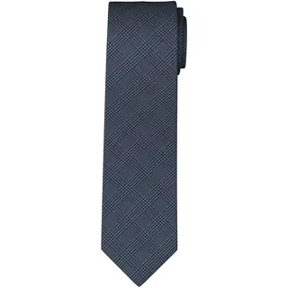 Olymp Krawatte kariert, 6,5 cm blau