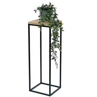 DanDiBo Ambiente Blumenhocker 70 x 24 x 24 cm Schwarz