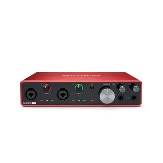 Focusrite Scarlett 8i6 3. Gen USB-Audio-Interface für Aufnahmen, Kompositionen und Streaming – High-Fidelity, Aufnahmen in Studioqualität mit transparenter Wiedergabe