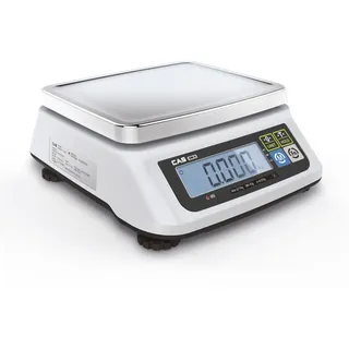 CAS Software CAS SW-II, Kontroll- & Tischwaage, GEEICHT, Wägebereich max. 15 kg, Ablesbarkeit 2 g