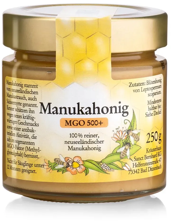 Manukahonig cremig MGO 500+ - 250 g