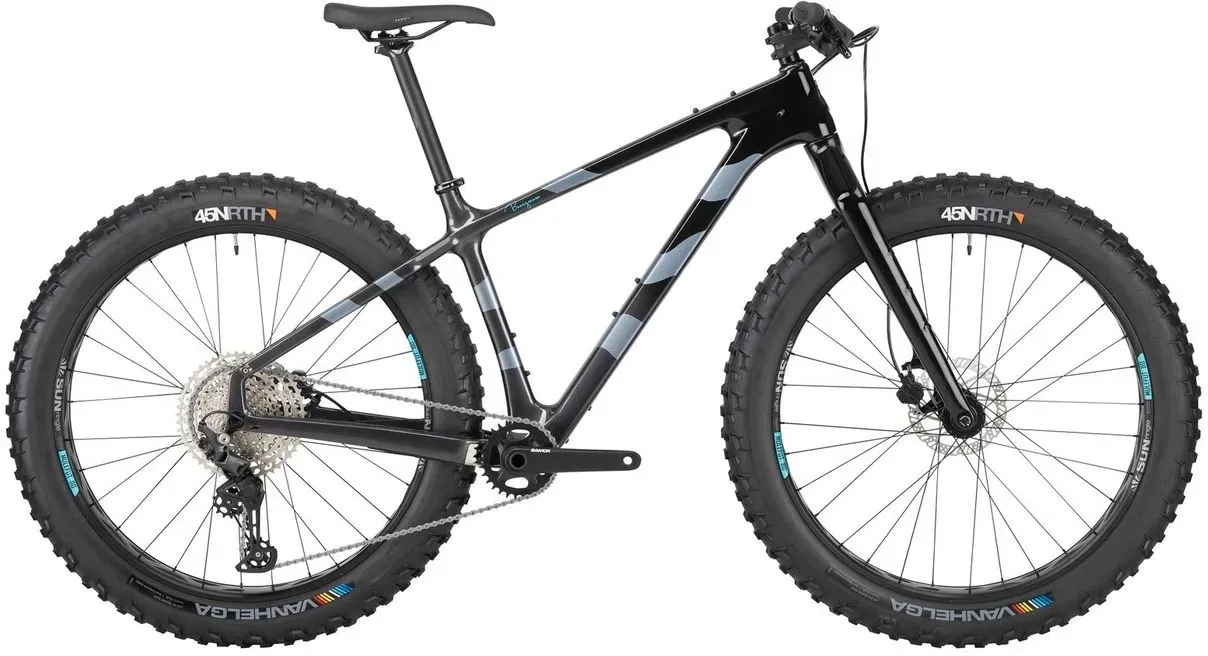 Salsa Beargrease Carbon Deore 11 Fatbike Komplettrad, 27.5", S, black fade