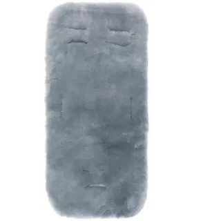 fillikid Lammfelleinlage für Babyschalen und Kinderwagen 33,5 x 73 cm - Grau