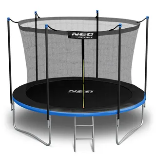 Neo-Sport 183 cm großes Gartentrampolin mit Innennetz und Neo-Sport-Leiter