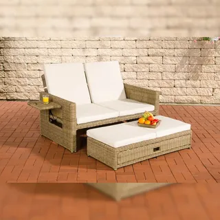 CLP  Ancona 5mm Loungesofa natura/cremeweiß 