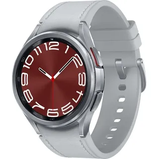 Watch 6 Classic Silver 43 mm BT Sport Band Silver