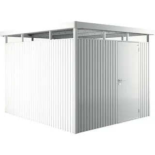 Gerätehaus 2,75 x 3,15 m weiß Einzeltür