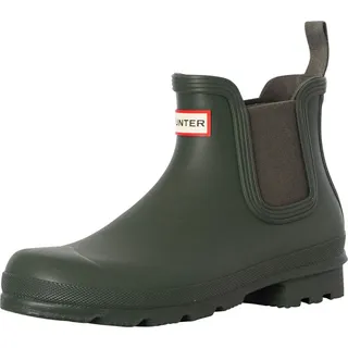 Hunter Original Chelsea Gummistiefel, Gr 40.5 oliv